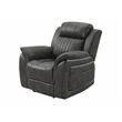 Global Furniture USA U8517 Charcoal Gray Fabric Glider Recliner