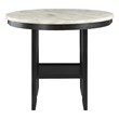 Global Furniture USA D40011 Light Gray Marble Bar Set with D1622 Bar Stool