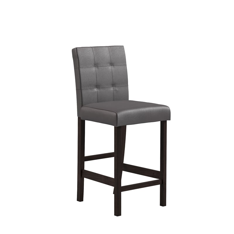 Global Furniture USA D4052 Light Gray 4 Piece Faux Marble Top Bar Set