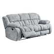 Global Furniture USA U250 Light Gray Upholstered Fabric Reclining Sofa