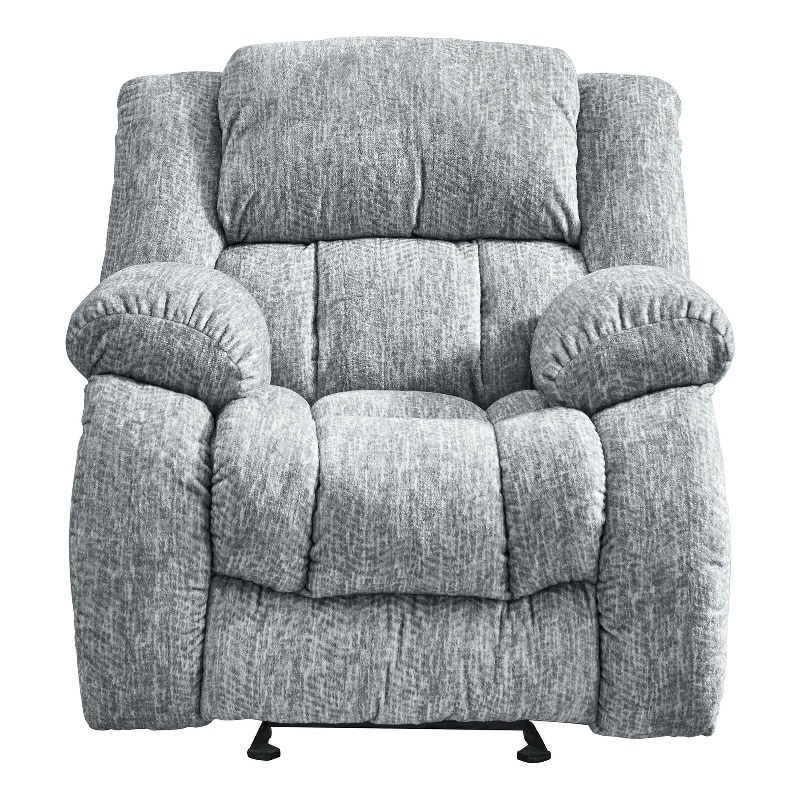 Global Furniture USA U250 Gray Fabric Glider Recliner