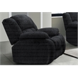 Global Furniture U250 Ebony Fabric Glider Recliner