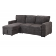 Global Furniture USA U0203 Dark Gray Fabric Pull Out Sofa Bed