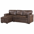 Global Furniture USA U0203 Coffee Fabric Pull Out Sofa Bed