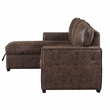 Global Furniture USA U0203 Coffee Fabric Pull Out Sofa Bed