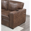 Global Furniture USA U0203 Coffee Fabric Pull Out Sofa Bed