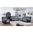 Global Furniture USA U5914 Gray/Black Fabric Recliner