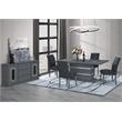 Global Furniture USA Monaco Dark Gray Wood Dining Table