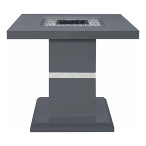 Global Furniture USA Monaco Dark Gray Wood End Table
