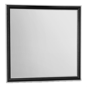 Global Furniture USA Amelia Solid Wood Gray Black Mirror
