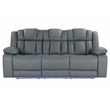 Global Furniture USA U7068 Gray Fabric 10 Power Reclining Set