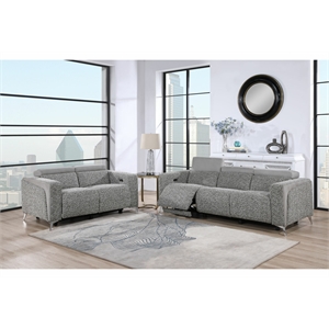 global furniture usa u8521 taupe/dark gray fabric 36 prs/prls