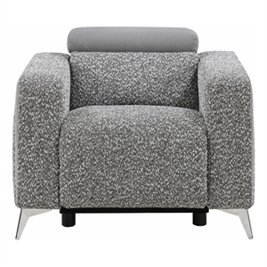 global furniture usa u8521 two-tone gray fabric 36 power recliner