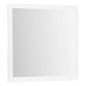Global Furniture USA Luccia White Wooden Large Scale Mirror