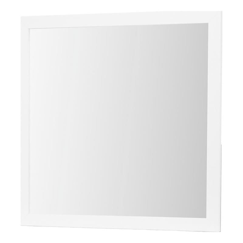 Global Furniture USA Luccia White Wooden Large Scale Mirror