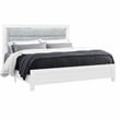 Global Furniture USA Luccia White Wood Twin Bed Set with LED