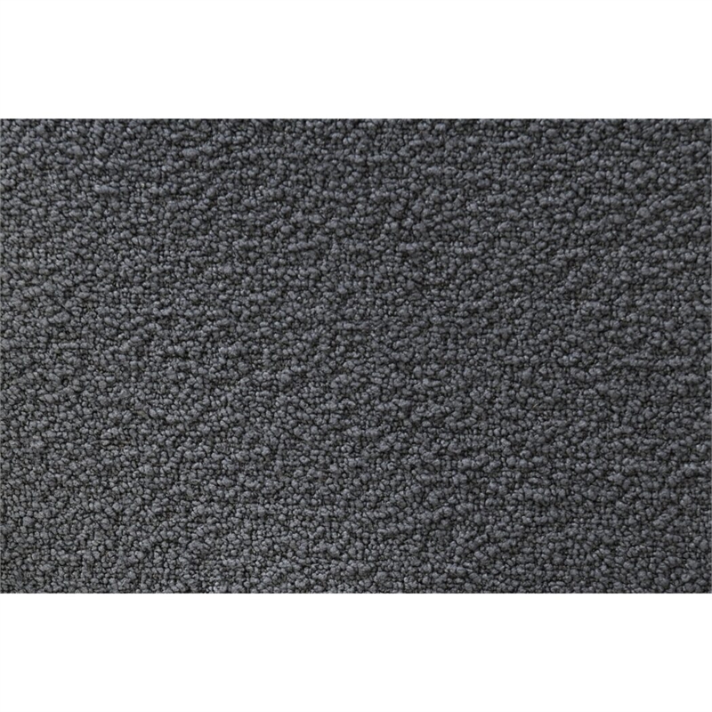 Global Furniture USA Oscar Dark Gray Boucle Fabric King Bed