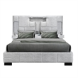 Global Furniture USA Oscar Gray Bryson Fabric King Bed