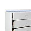 Global Furniture USA Alina White Wooden 5-Drawer Chest