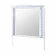 Alina Sleek White Wooden Large Scale Mirror with LED