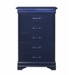Global Furniture USA Charlie Blue King Bedroom Set with LED Accent and Acrylic