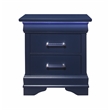 Global Furniture USA Charlie Blue King Bedroom Set with LED Accent and Acrylic