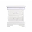 Global Furniture USA Charlie White Full Bedroom Set LED Accent and Acrylic