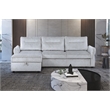 U0301 Gray Chenille Fabric Power Sofa Bed with USB