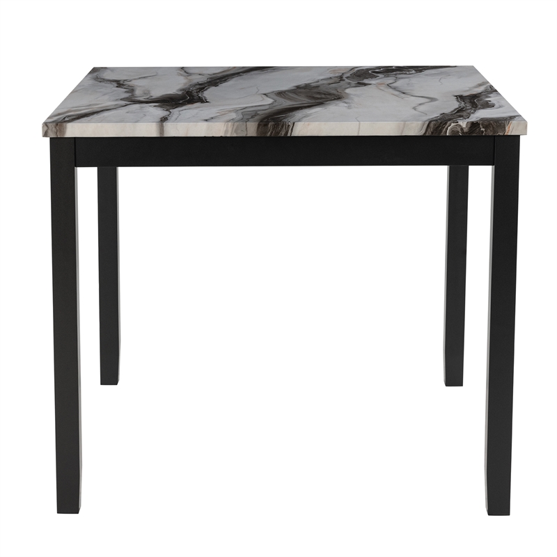 D4054 Black and Marble Finish 5PC Bar Set