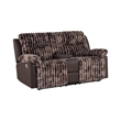 6028 Brown Extra Soft Console Reclining Loveseat