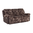 6028 Brown Extra Soft and Padded Reclining Sofa