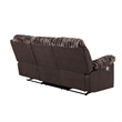 6028 Brown Extra Soft and Padded Reclining Sofa