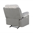 U6028 Gray Extra Soft and Padded Glider Recliner