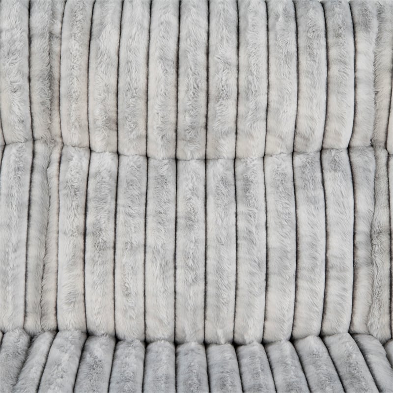 U6028 Gray Extra Soft and Padded Reclining Sofa