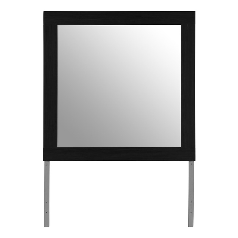Emma Black and Gray Mirror