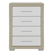 Emma Natural and White Wood Chest