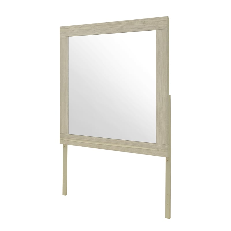 Emma Natural-White Glass Mirror