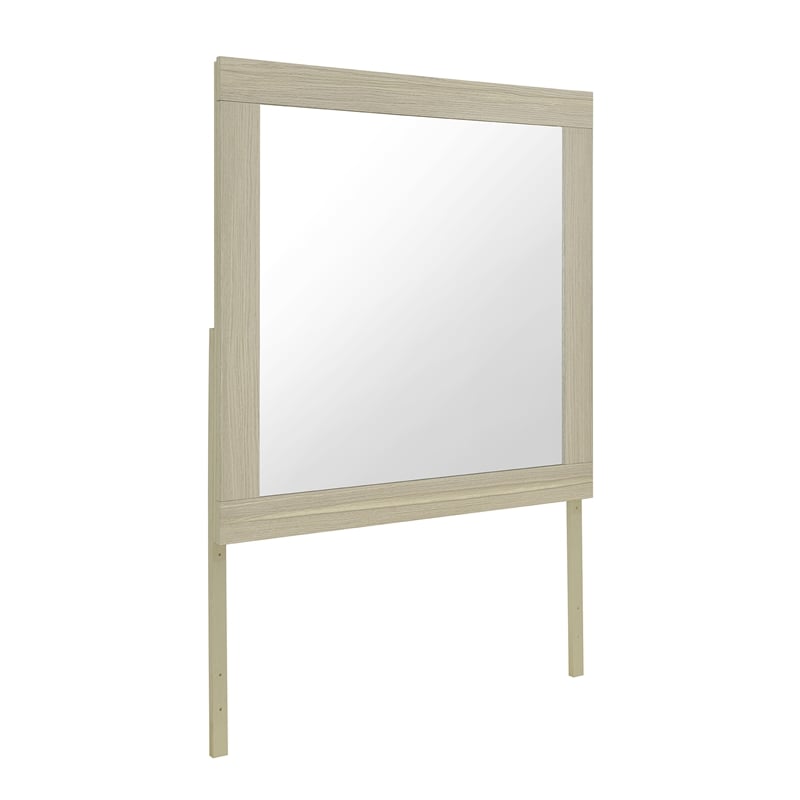 Emma Natural-White Glass Mirror