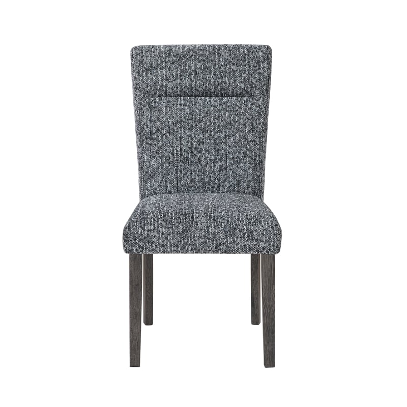 D86 Gray Extra Padded 2PK Dining Chair Set