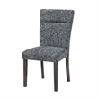 D86 Gray Extra Padded 2PK Dining Chair Set