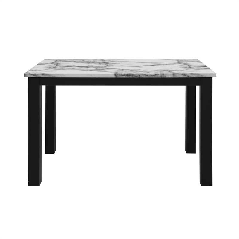 D8032 Dining table with (4) D9026 Grey Dining Chair Set