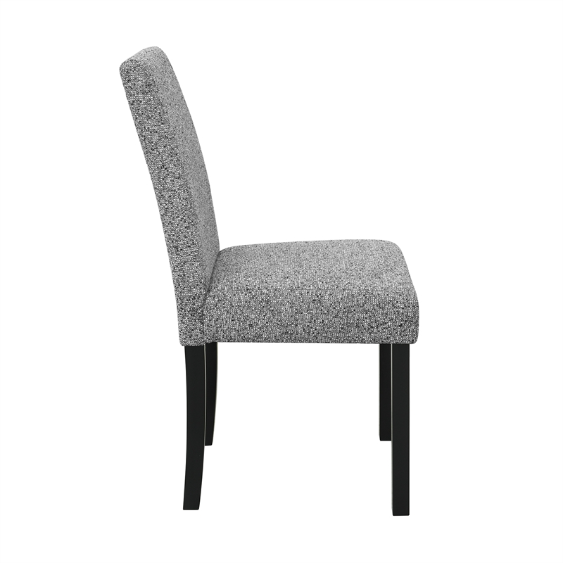 D8032 Dining table with (4) D9026 Grey Dining Chair Set