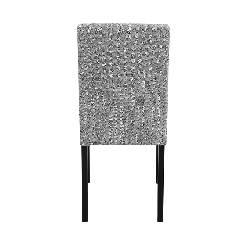 D8032 Dining table with (4) D9026 Grey Dining Chair Set