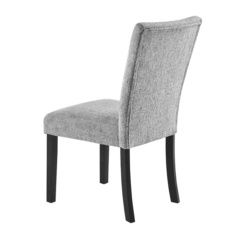 D1319 Gray Fabric Dining Chairs Set of (2)