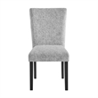 D1319 Gray Fabric Dining Chairs Set of (2)
