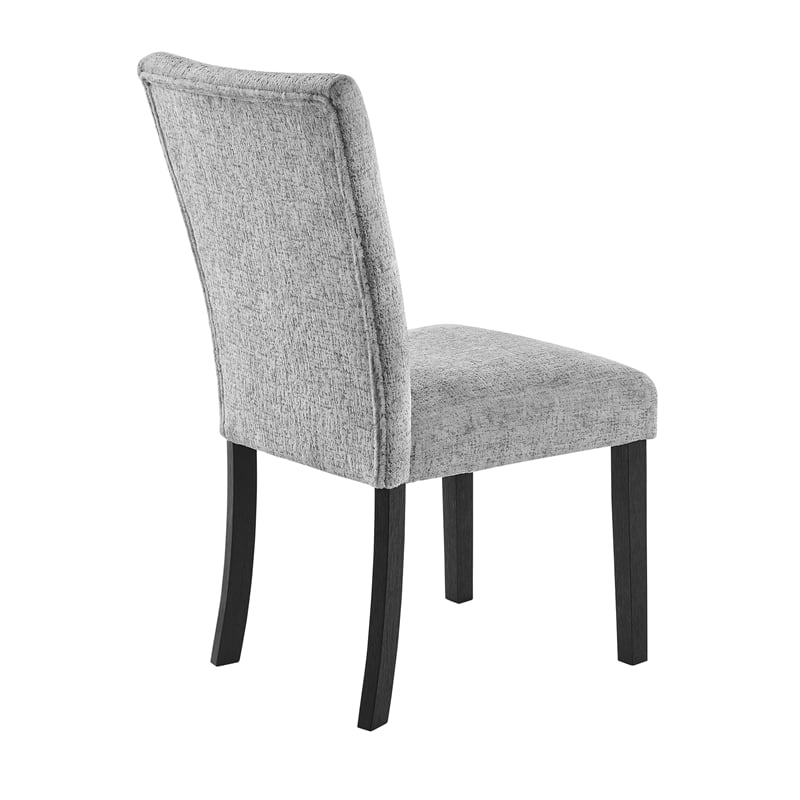 D1319 Gray Fabric Dining Chairs Set of (2)