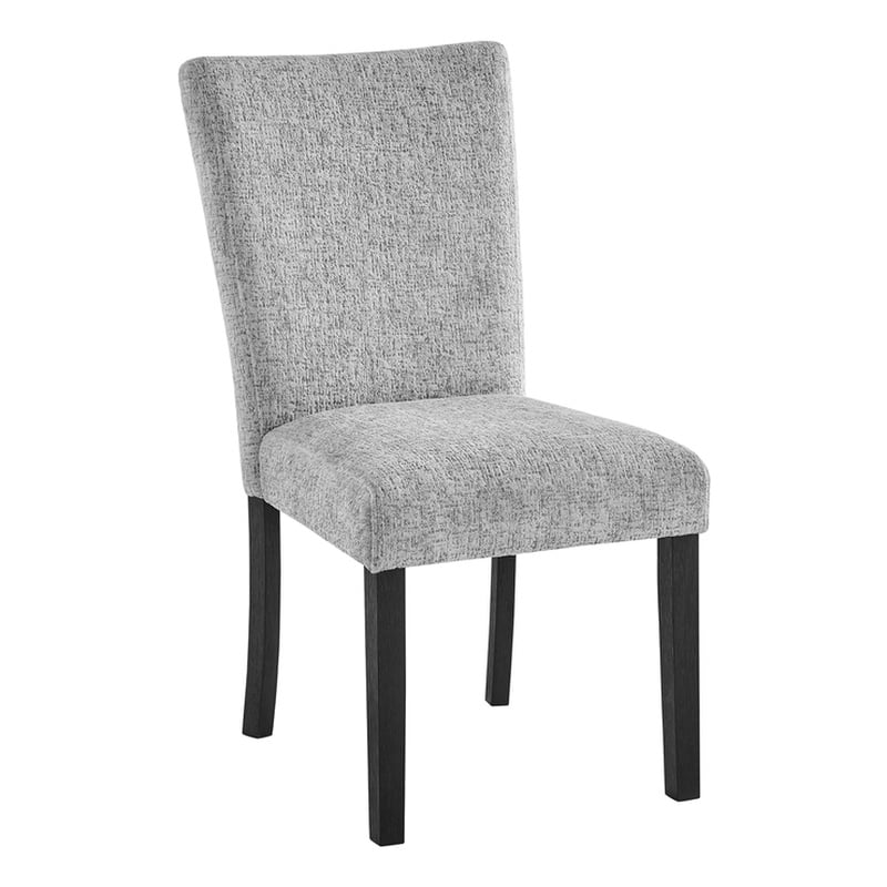D1319 Gray Fabric Dining Chairs Set of (2)