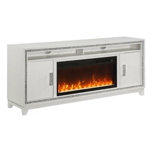 Lily White 72&quot Electric Fireplace