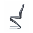 Gray Faux leather Dining Chairs (Set of 2)