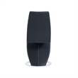 Faux Leather Z-Shape Dining Chairs in Black (Set of 2)